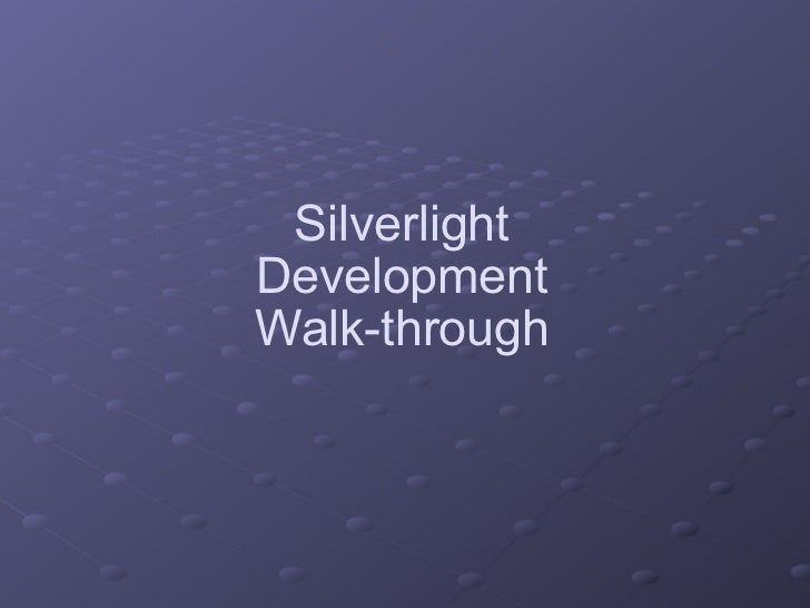 SCARICARE VIDEO SILVERLIGHT MSN
